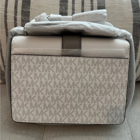 Michael Kors White and Gray Mini Bag - Picture 3 of 5
